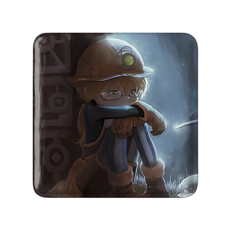 مگنت خندالو طرح ریکو انیمه ساخته شده در پرتگاه Made in Abyss  مدل مربعی کد 22114