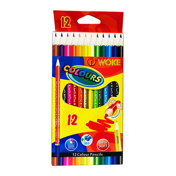 مداد رنگی 12 رنگ ووک کد 67