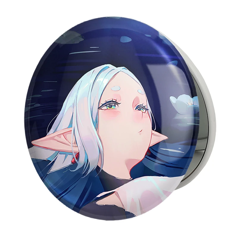 آینه جیبی خندالو طرح انیمه فریرن (Frieren) مدل تاشو کد 33913