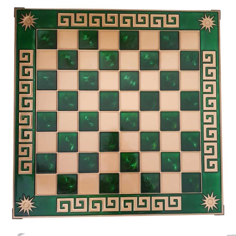 شطرنج مدل رومی پشت صدفی کد 1003