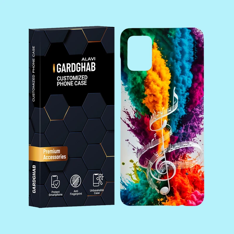 کاور گارد قاب علوی مدل ساز و موزیک مناسب برای گوشی موبایل سامسونگ Galaxy A51 4G