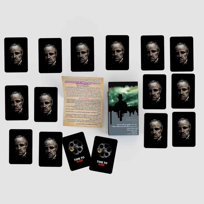 عکس شماره 12 : بازی فکری مدل کارت مافیا 2 سناریو زودیاک و پدرخوانده 2 مجموعه دو عددی