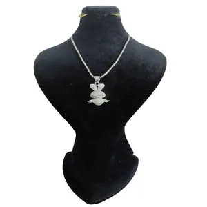 آویز گردنبند نقره زنانه طرح خرگوش کد 46