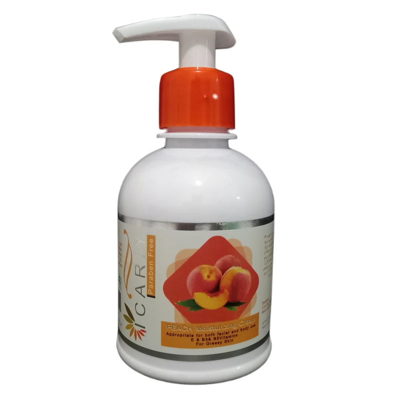 کرم آبرسان آی کارلی مدل هلو حجم 250 میلی لیتر
