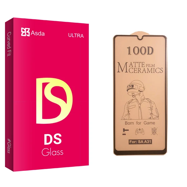 محافظ صفحه نمایش سرامیکی آسدا مدل DS glass مناسب برای گوشی موبایل سامسونگ Galaxy A31