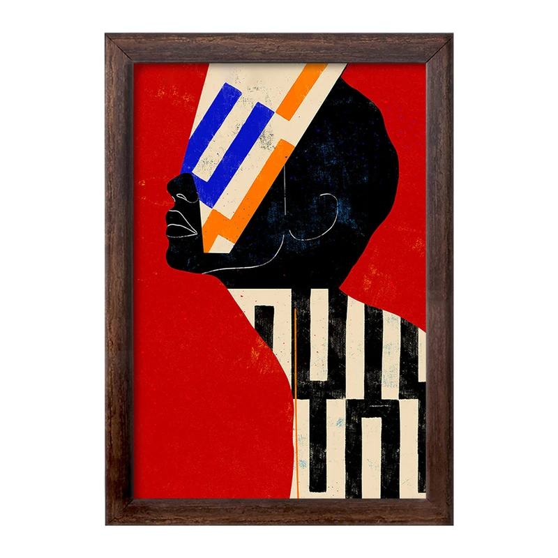 تابلو خندالو طرح دکوراتیو (decorative) کد F29