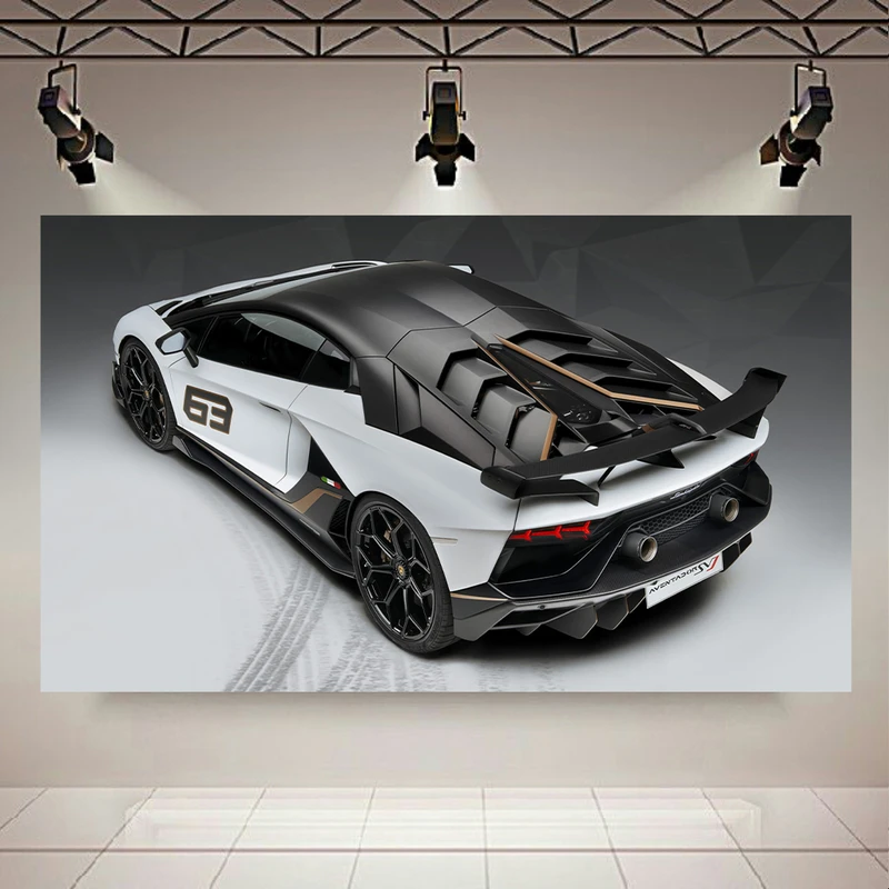 پوستر طرح ماشین مدل لامبورگینی Aventador کد AR6990