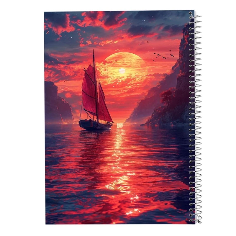 دفتر نقاشی 50 برگ مدوپد مدل کشتی کد DF15122