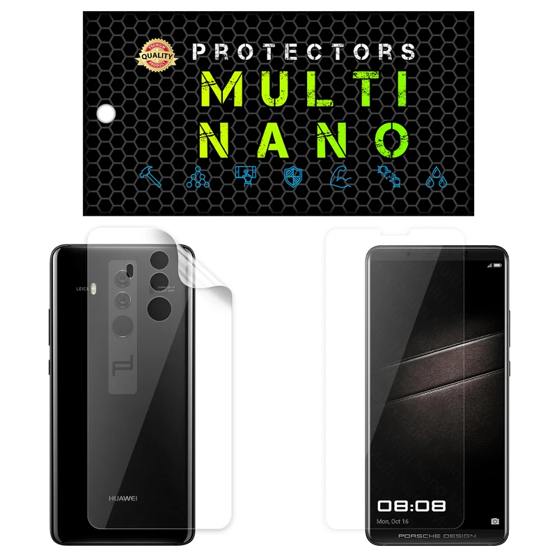  محافظ صفحه نمایش مولتی نانو مدل X-SFT مناسب برای گوشی موبایل هوآوی Mate 10 Porsche Design به همراه محافظ پشت