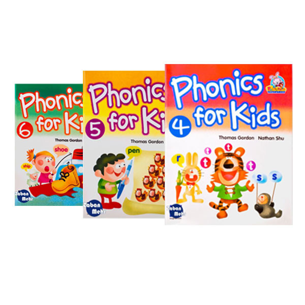 کتاب Phonics for Kids اثر جمعی از نویسندگان انتشارات زبان مهر جلد 4و5و6