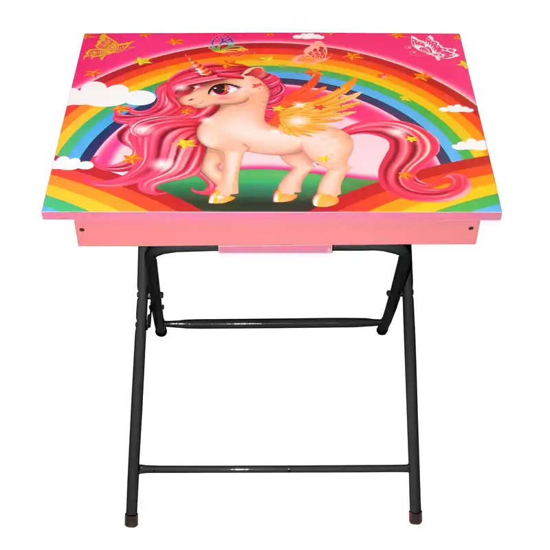 ست میز تحریر و صندلی میزیمو مدل اسب تک شاخ 2 کد 15