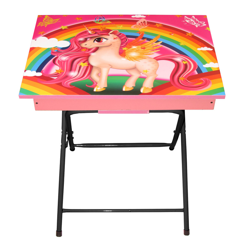 میز تحریر کودک میزیمو مدل اسب تک شاخ 2 کد 1015