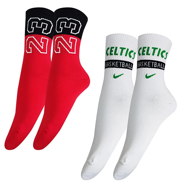 جوراب ورزشی ساق بلند زنانه مدل پنبه کش اسپرت سلتیک بسته 2 عددی