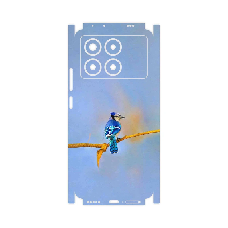 برچسب پوششی ماهوت مدل Cyanocitta cristata-FullSkin مناسب برای گوشی موبایل شیائومی Poco X6 Pro