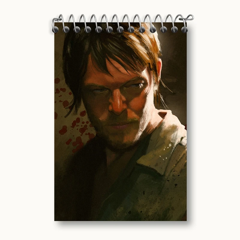 دفتر یادداشت 50 برگ خندالو مدل دریل مردگان متحرک کد F247