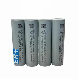 باتری لیتومی  قابل شارژ ای آر پلاس مدل باتری18650 ظرفیت 2200 میلی آمپر بسته 4 عددی