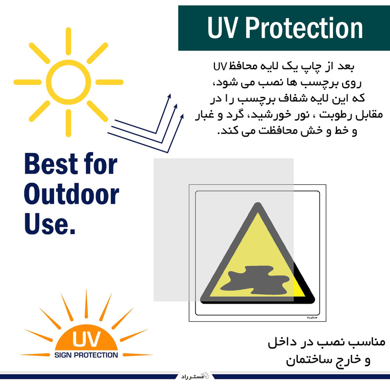 برچسب ایمنی مستر راد طرح خطر سطح لغزنده است مدل HSE-OSHA-121 برچسب ایمنی مستر راد طرح خطر سطح لغزنده است مدل HSE-OSHA-121