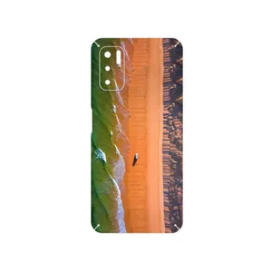MAHOOT Beach and Green Sea Cover Sticker for Xiaomi Redmi Note 10 5G