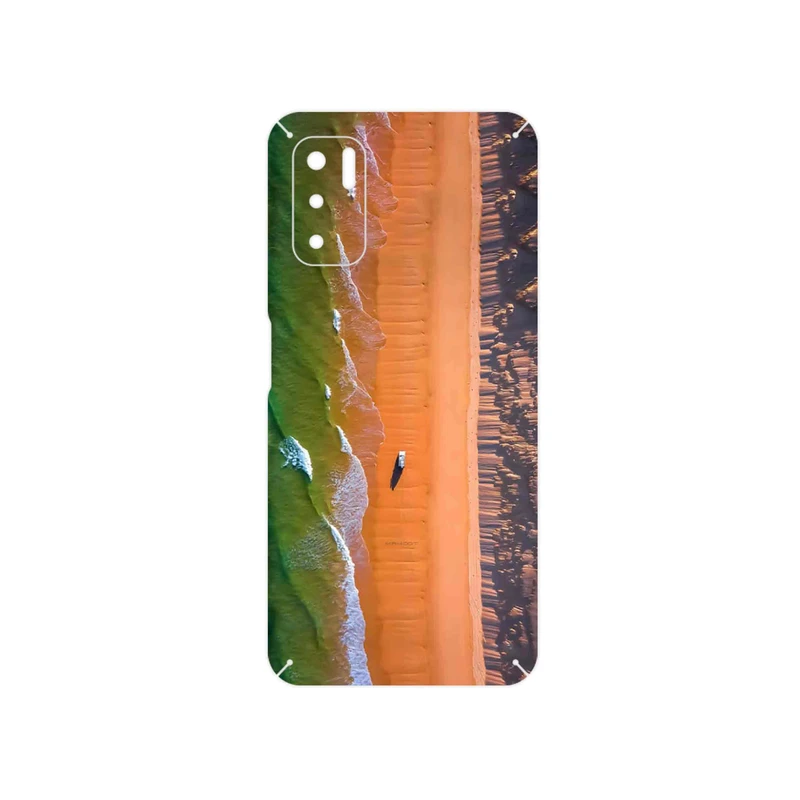 برچسب پوششی ماهوت مدل Beach and Green Sea مناسب برای گوشی موبایل شیائومی Redmi Note 10 5G