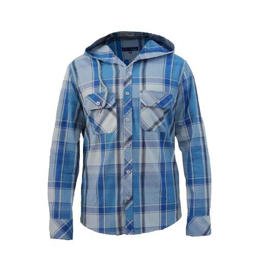 پیراهن آستین بلند مردانه پاتن جامه مدل 102721000244541 طرح کلاهدار