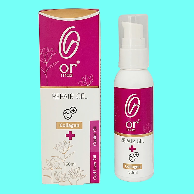 ژل ترمیم کننده پوست اورماز مدل Collagen حجم 50 میلی لیتر
