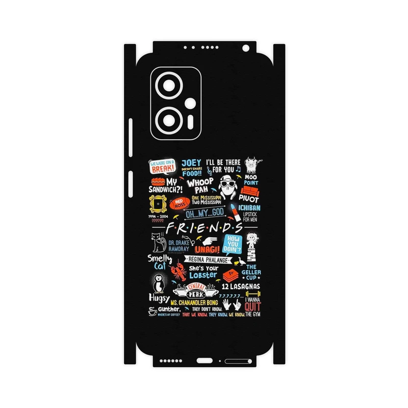 برچسب پوششی ماهوت مدل Friends 2-FullSkin مناسب برای گوشی موبایل شیائومی Poco X4 GT