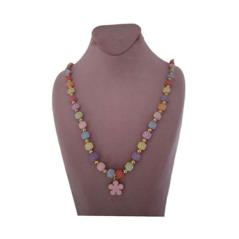 گردنبند دخترانه مدل گل گردنبند دخترانه مدل گل