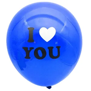 بادکنک طرح I love you بسته 20 عددی
