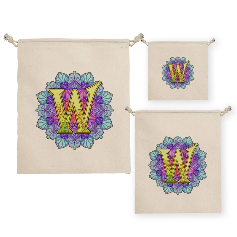 نظم دهنده ترمه طراحان ایده مدل حرف W ماندالا کد cfp2973 مجموعه سه عددی