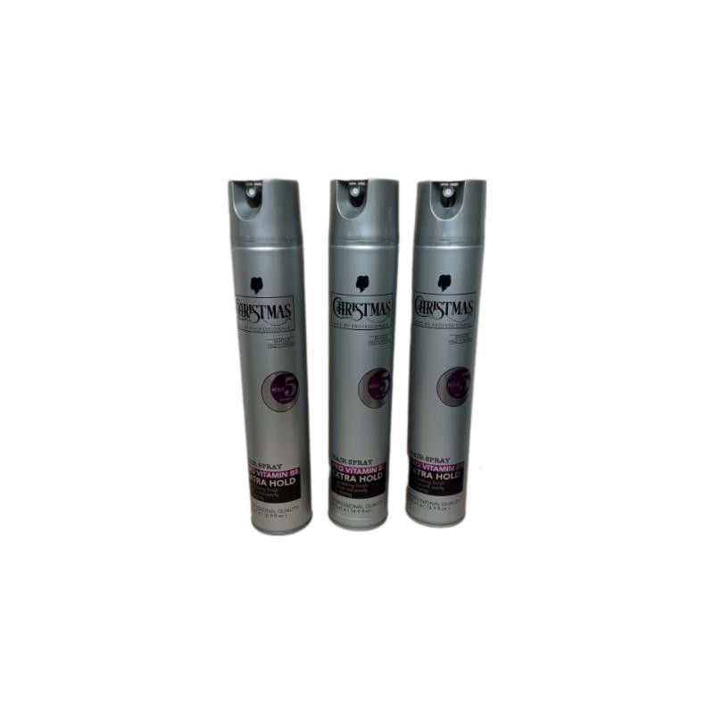 اسپری مو کریسمس مدل 03 حجم 500 میلی لیتر مجموعه 3 عددی