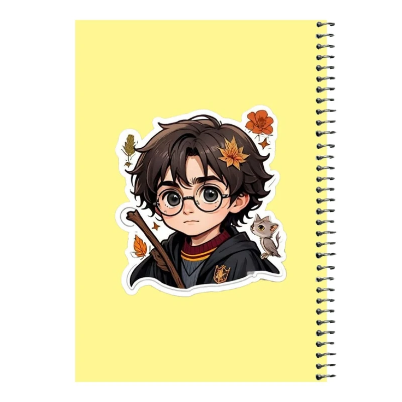 دفتر مشق 80 برگ اس جی مدل هری پاتر  
