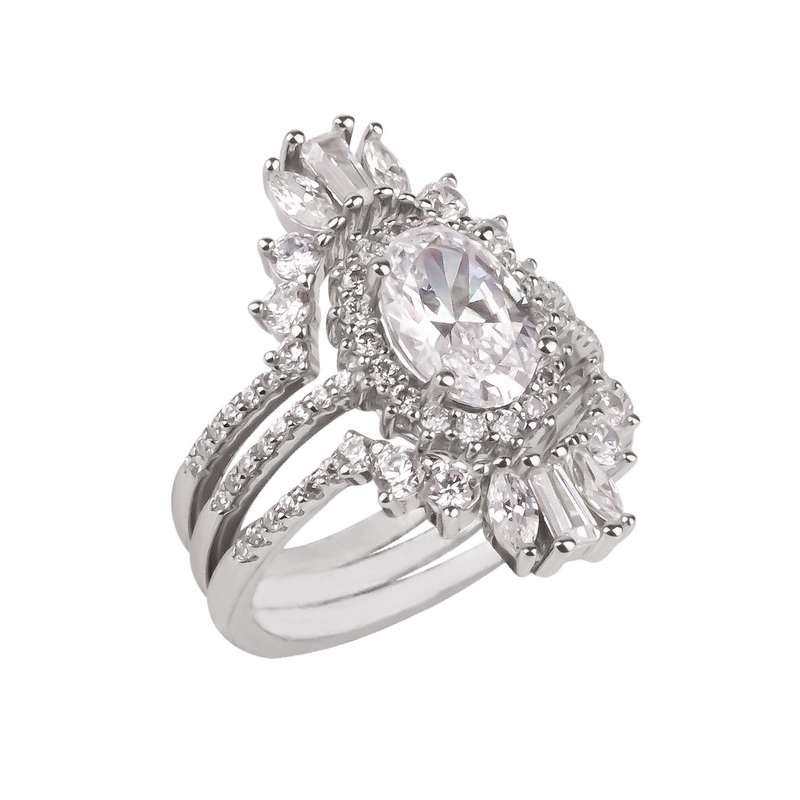 انگشتر نقره زنانه مدل 21943