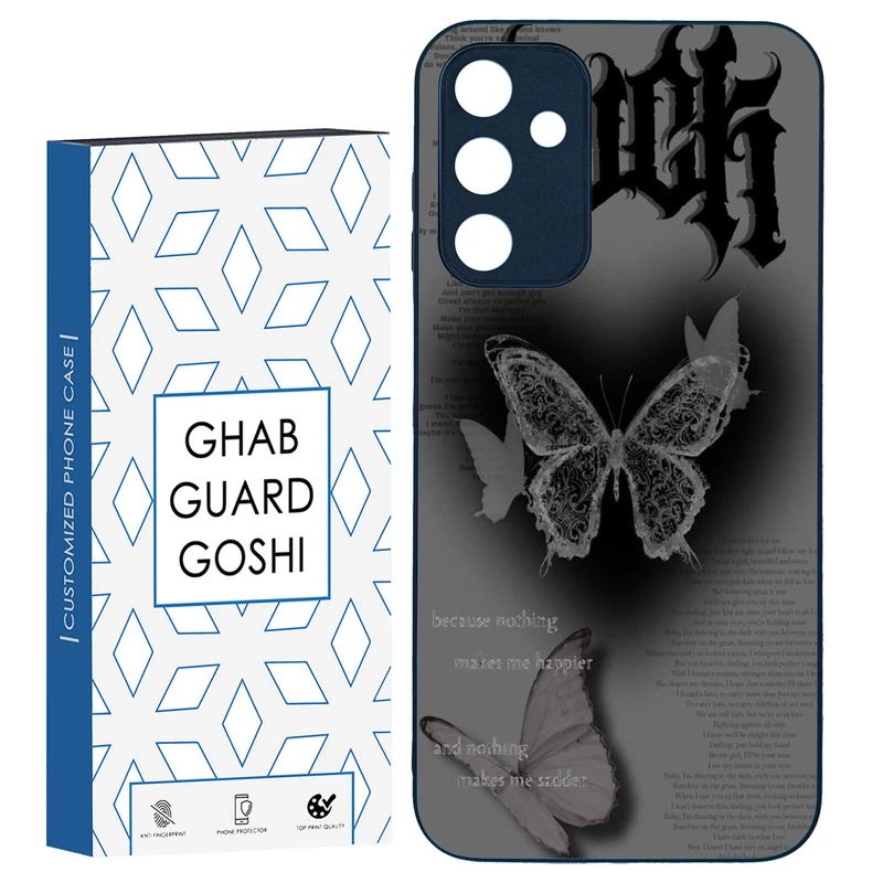 کاور قاب گارد گوشی طرح پروانه کد TPU-184 مناسب برای گوشی موبایل سامسونگ Galaxy A15