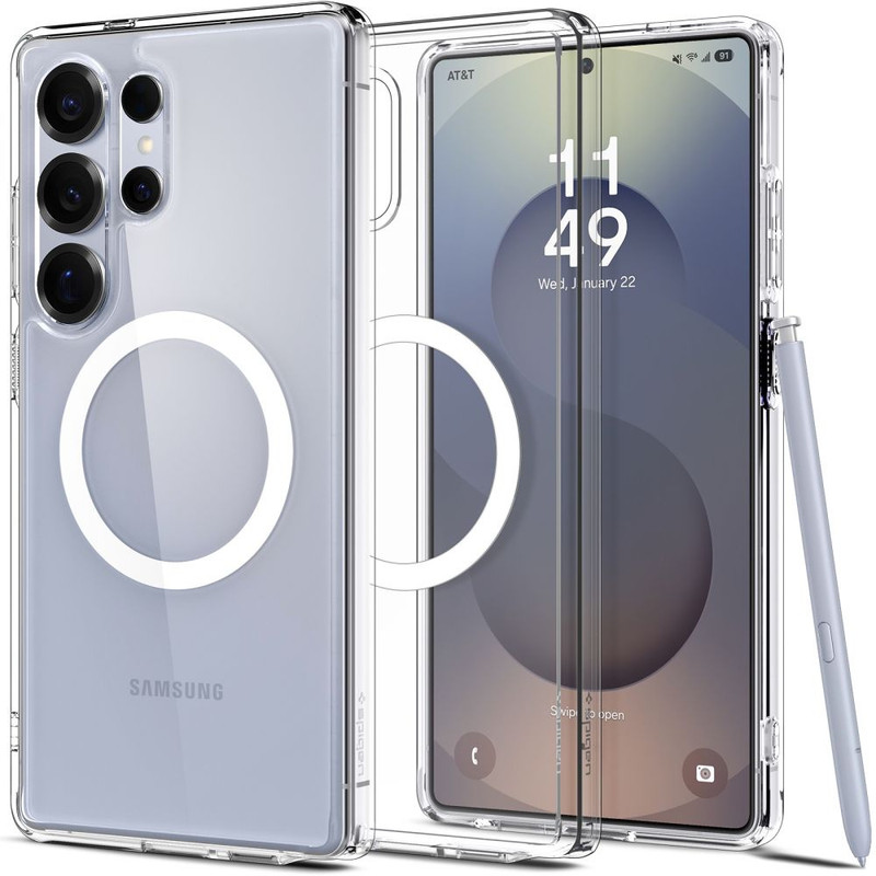 کاور اسپیگن مدل ultra hybrid magsefe مناسب برای گوشی موبایل سامسونگ galaxy s25 ultra