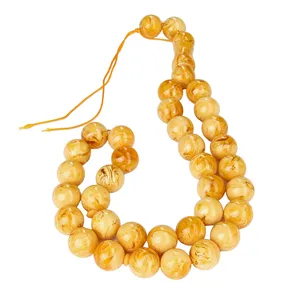 تسبیح بازرگانی میلادی مدل کهربا طبیعی اصل کد T_384