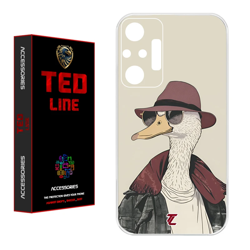 کاور تدلاین طرح اردک کد 1154 مناسب برای گوشی موبایل شیائومی Redmi Note 10 Pro / Note 10 Pro Max