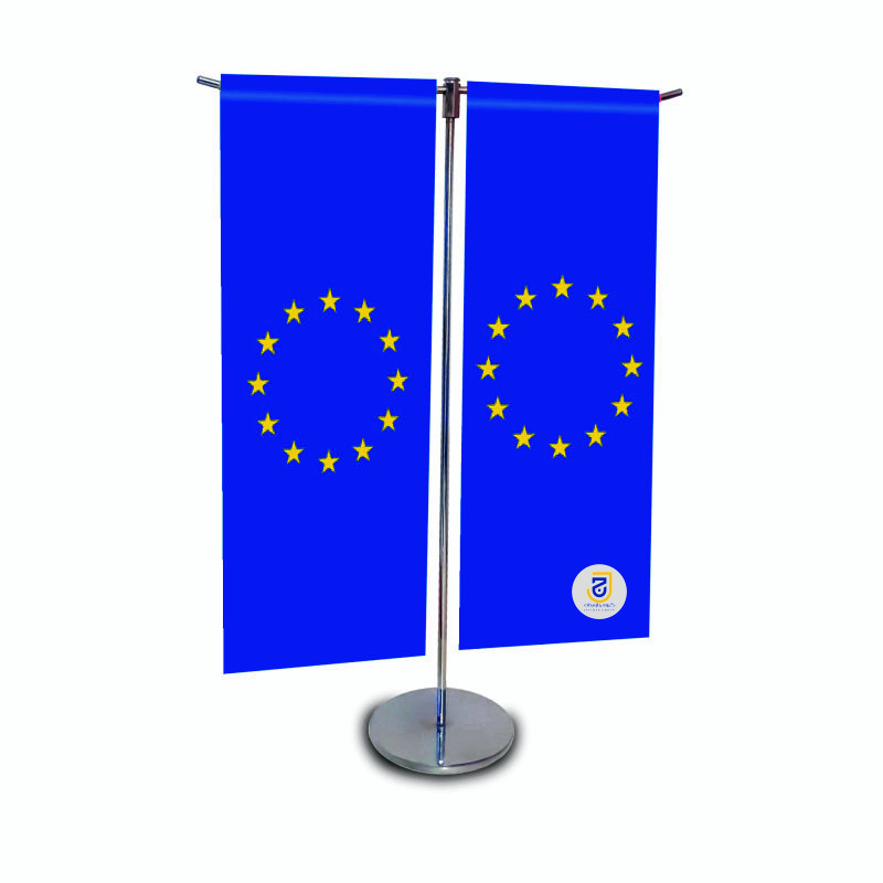 پرچم رومیزی جاویدان تندیس پرگاس مدل اتحادیه اروپا کد 3