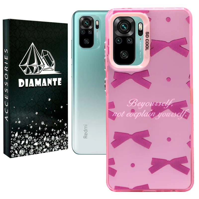کاور دیامانته مدل Papillon Bk مناسب برای گوشی موبایل شیائومی Redmi Note 10s