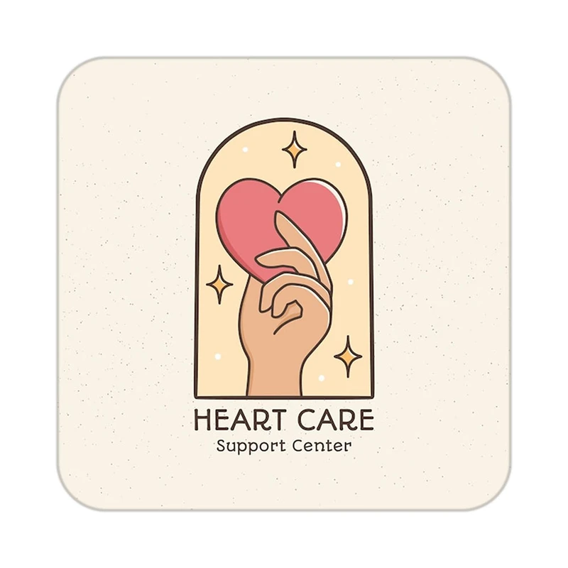 زیر لیوانی کاکتی طرح عاشقانه مدل mp37746