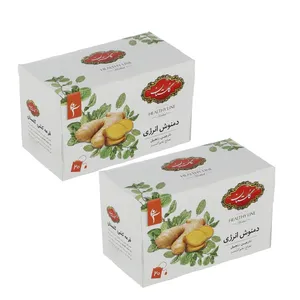 دمنوش کیسه ای مخلوط گیاهی با طعم زنجبیل گلستان 2 بسته 20 عددی