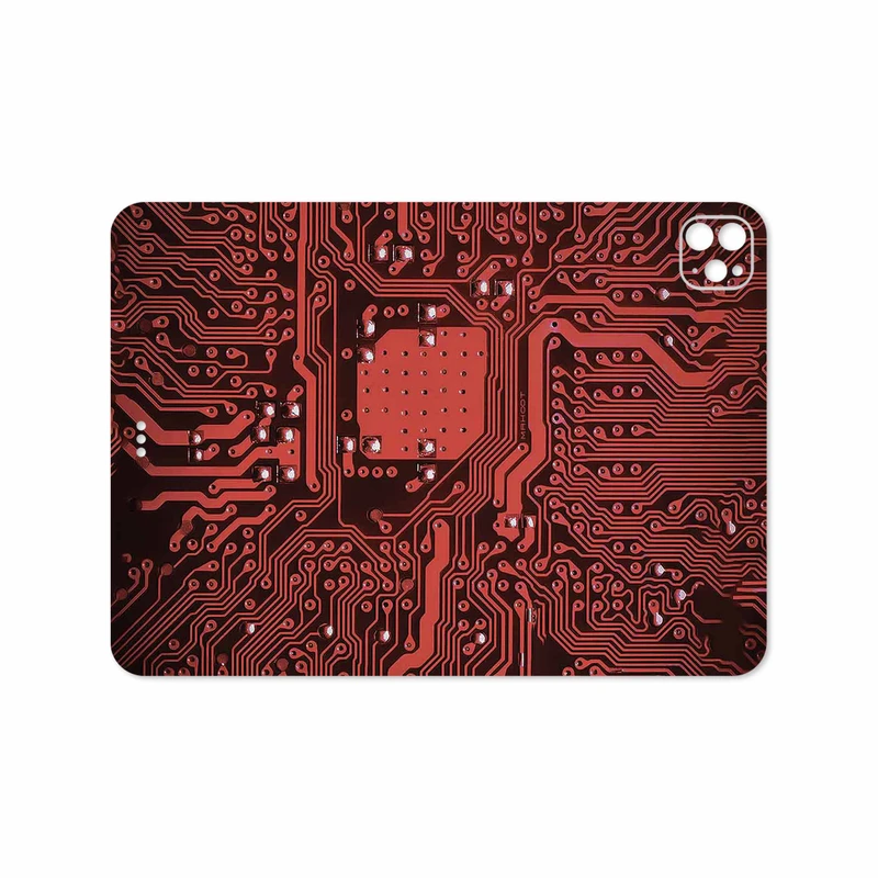 برچسب پوششی ماهوت مدل Red Printed Circuit Board مناسب برای تبلت اپل iPad Pro 11 (GEN 2) 2020 A2231