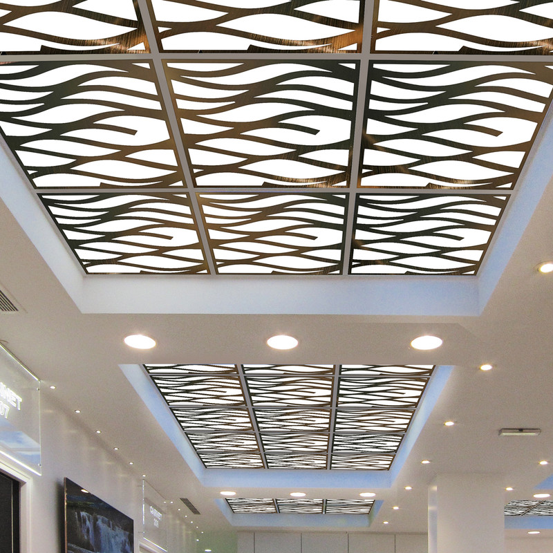 تایل سقفی آسمان مجازی بنی دکو مدل MC45 اندازه 60x60 سانتی متر مجموعه 4 عددی