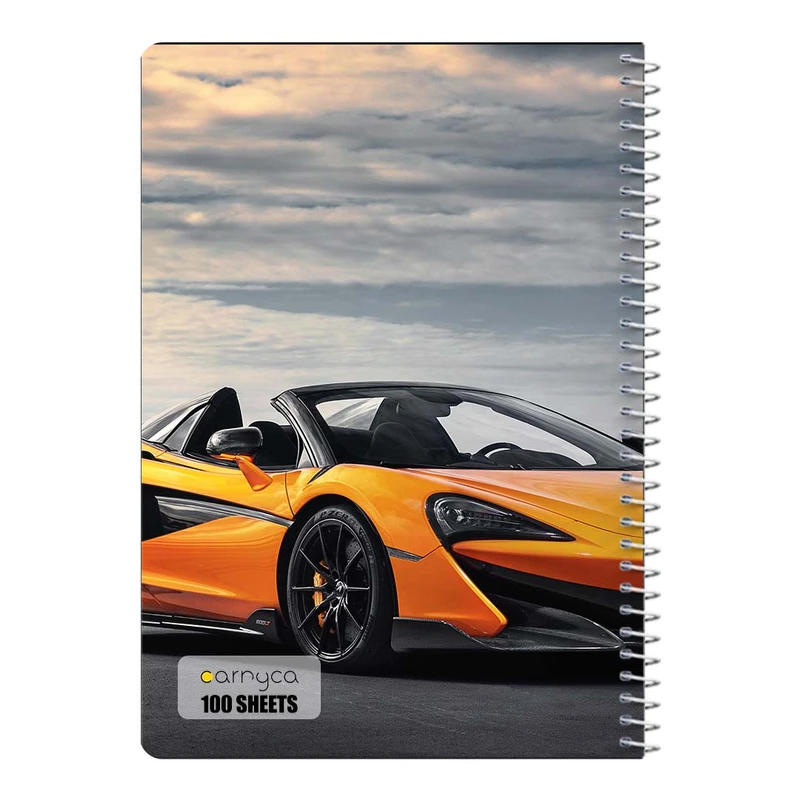 دفتر مشق 100 برگ سیمی کارنیکا طرح مک لارن McLaren کد 15958