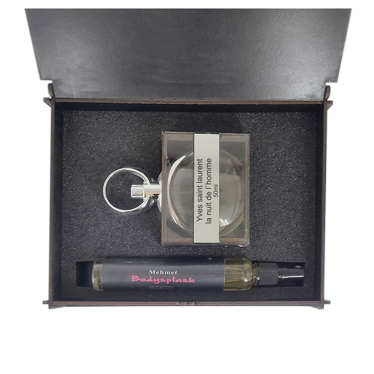 ست ادو تویلت مردانه مهمت مدل Yves Saint Laurent La Nuit حجم 50 میلی لیتر