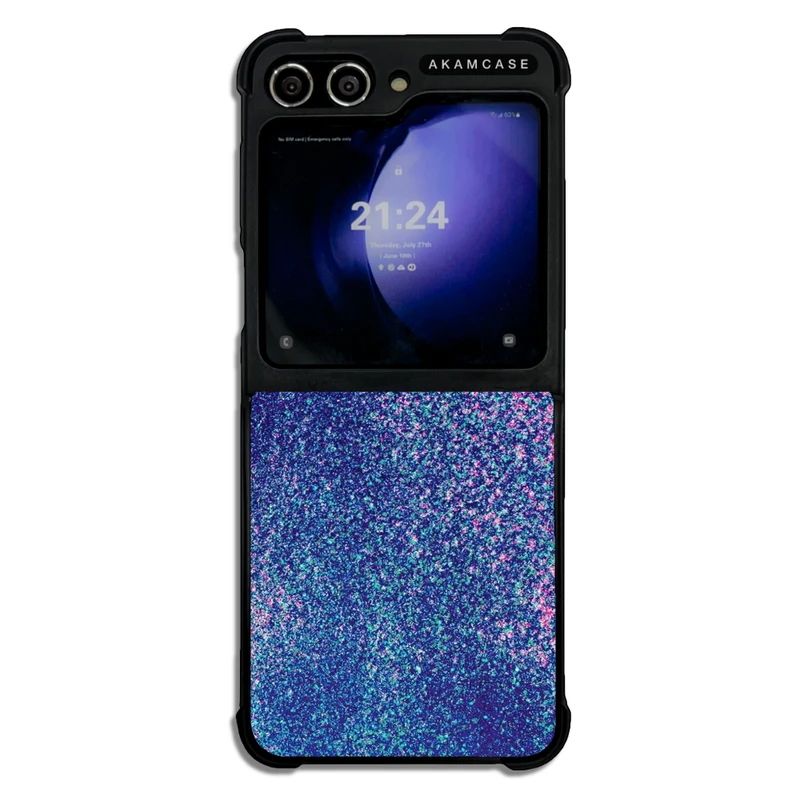کاور آکام مدل AMC-WSGZFLIP5-SPARKLY-1 مناسب برای گوشی موبایل سامسونگ Galaxy Z Flip 5