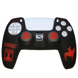 محافظ دسته پلی استیشن 5 مدل JAPANEASE red dead به همراه روکش آنالوگ