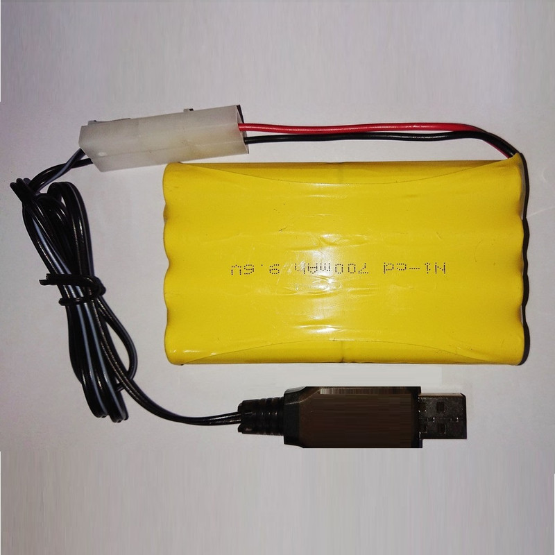 شارژر ماشین کنترلی 9.6 ولت مدل USB_Tamiya_9.6v