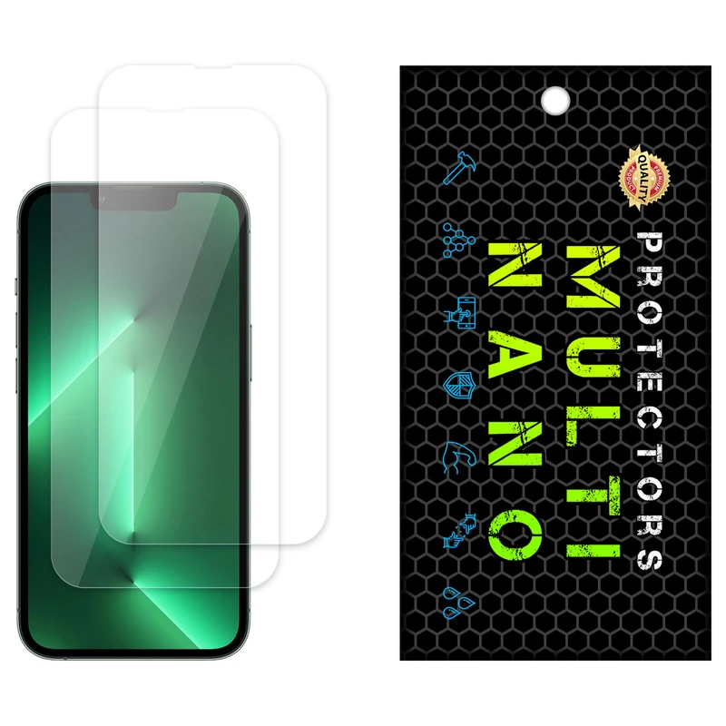 محافظ صفحه نمایش مولتی نانو مدل X-S2N مناسب برای گوشی موبایل اپل iPhone 13 Pro Max بسته دو عددی