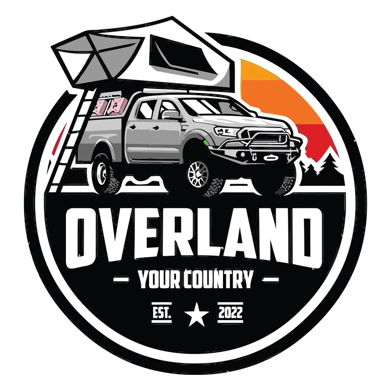 استیکر خودرو پویا مارکت طرح کمپ باز کد 3064