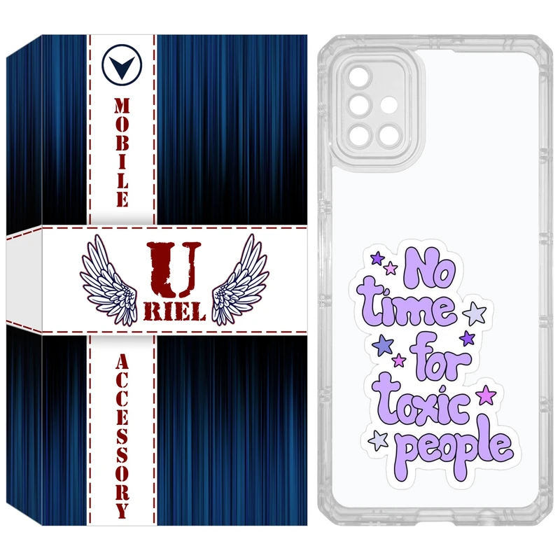 کاور یوریل مدل Clear کد 97 طرح Toxic مناسب برای گوشی موبایل سامسونگ Galaxy A51